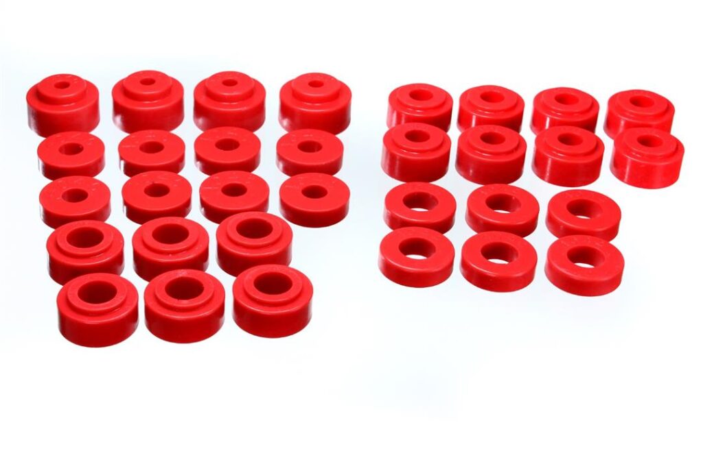 Energy Suspension Body Mount Bushings Red for 1968-1972 Chevrolet Chevelle 3.4115R