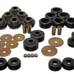 Energy Suspension Body Mount Bushings Black for 1987-1994 Chevrolet Blazer 3.4118G