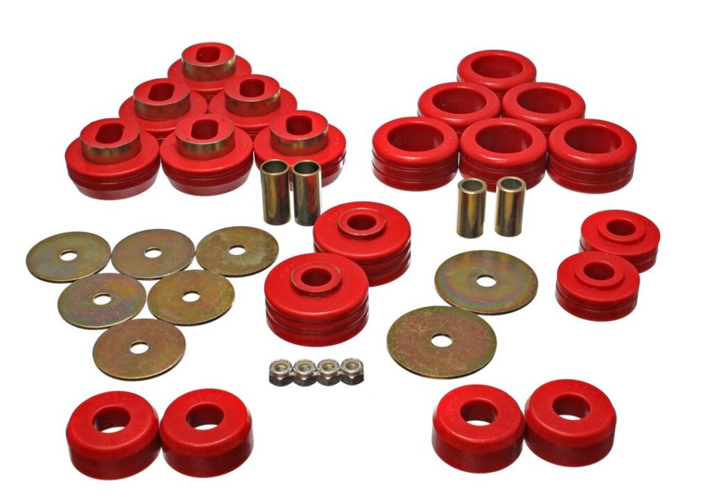 Energy Suspension Body Mount Bushings Red for 1981-1986 Chevrolet K5 Blazer 3.4118R