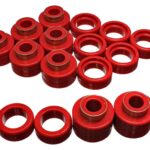 Energy Suspension Body Mount Bushings Red for 1988-2000 GMC K3500 3.4122R