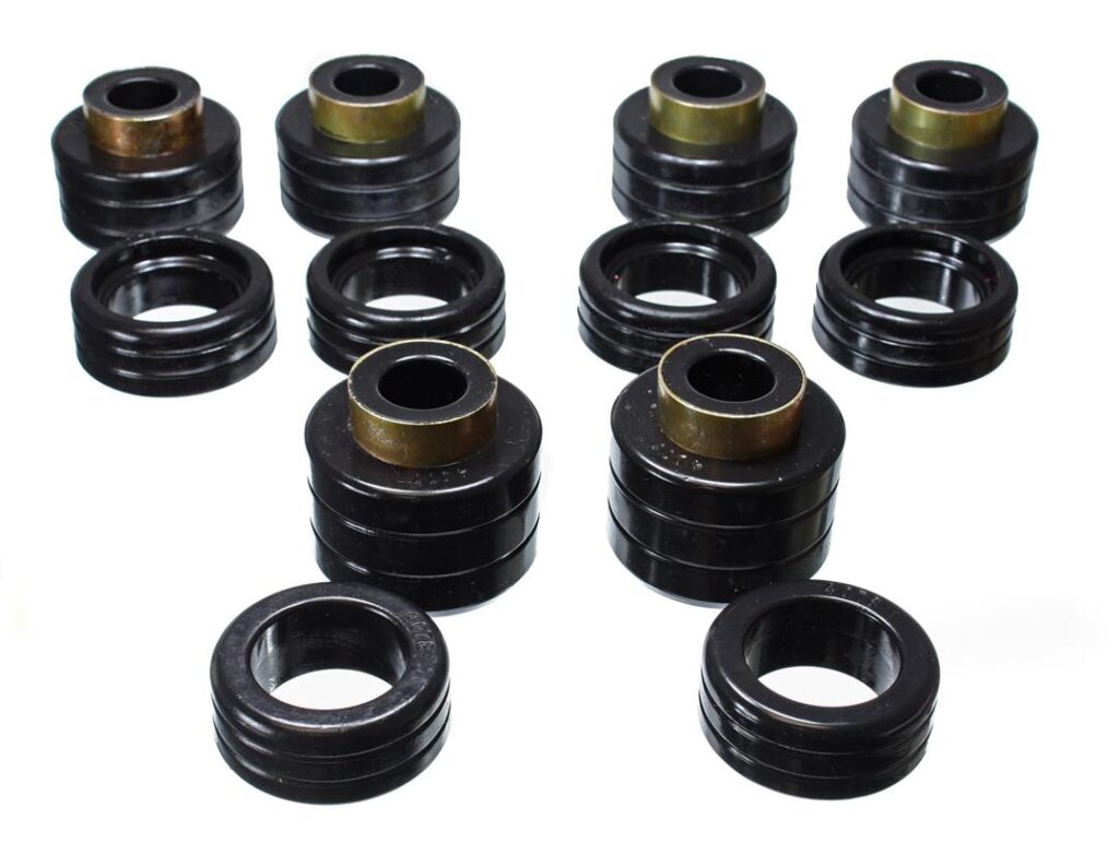 Energy Suspension Body Mount Bushings Black for 1988-2000 GMC C3500 3.4123G