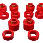 Energy Suspension Body Mount Bushings Red for 1988-1999 GMC C1500 3.4123R