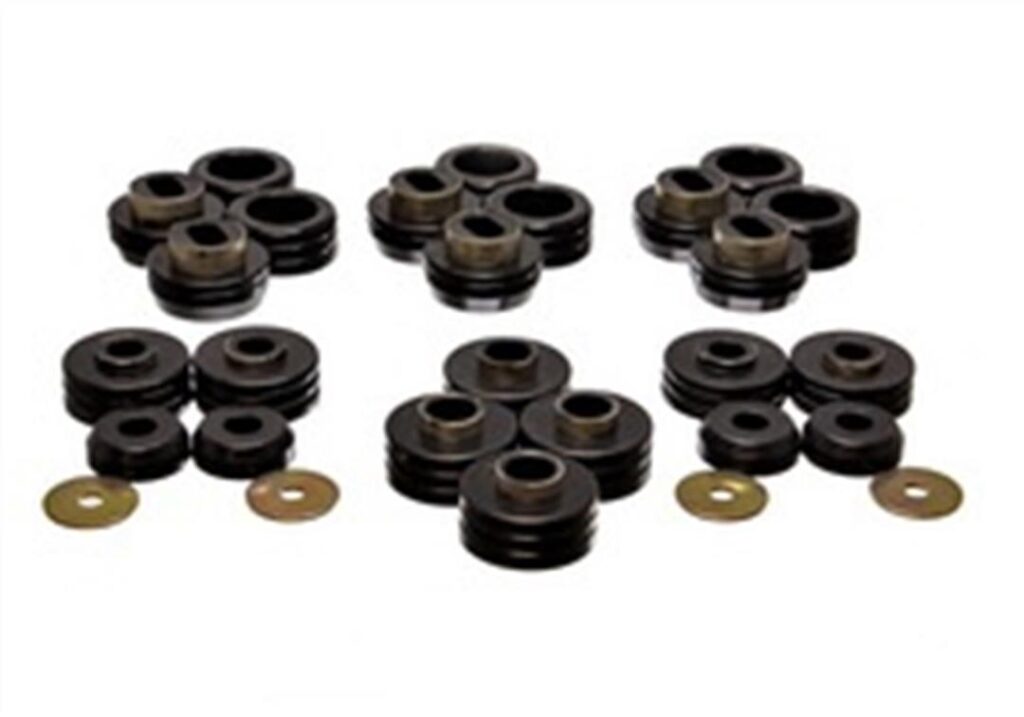 Energy Suspension Body Mount Bushings Black for 1981-1986 Chevrolet C20 Suburban 3.4124G