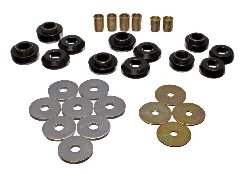 Energy Suspension Body Mount Bushings Black for 1975-1979 Chevrolet Nova 3.4129G