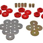 Energy Suspension Body Mount Bushings Red for 1975-1979 Chevrolet Nova 3.4129R