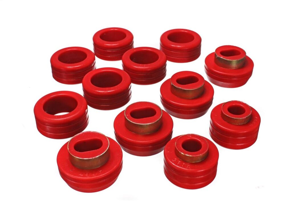 Energy Suspension Body Mount Bushings Red for 1982-1990 GMC S15 3.4130R