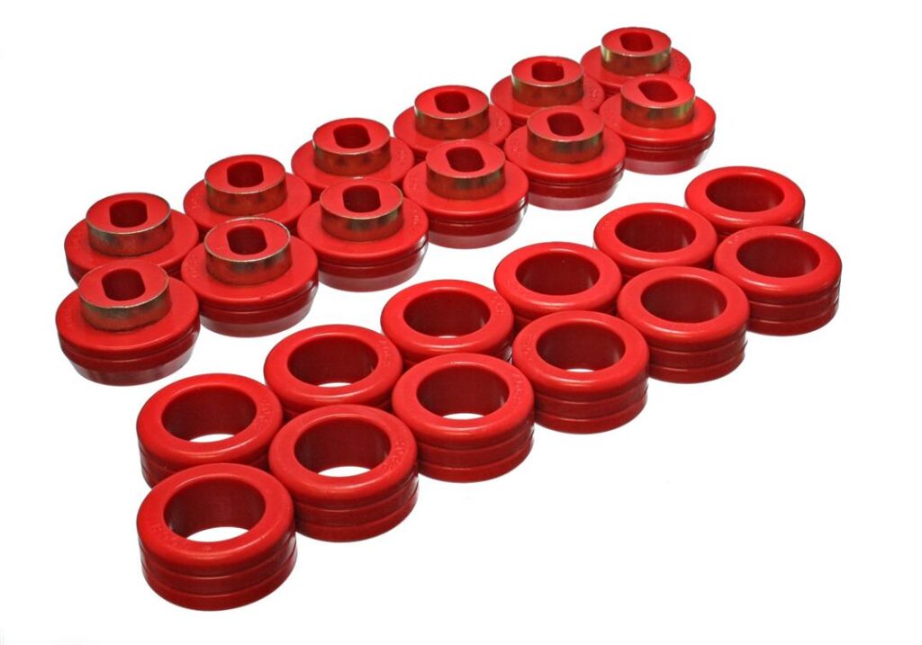 Energy Suspension Body Mount Bushings Red for 1992-2001 GMC Jimmy 3.4132R