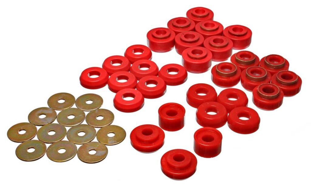 Energy Suspension Body Mount Bushings Red for 1994-1996 Chevrolet Impala 3.4136R