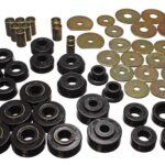 Energy Suspension Body Mount Bushings Black for 1965-1969 Chevrolet Biscayne 3.4138G