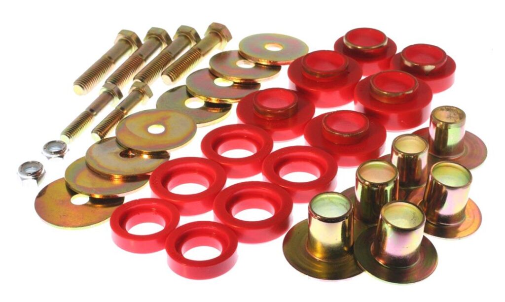 Energy Suspension Body Mount Bushings Red for 1968-1968 Chevrolet Chevy II 3.4142R