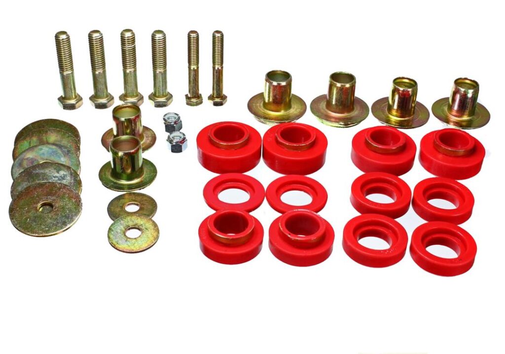 Energy Suspension Body Mount Bushings Red for 1976-1981 Pontiac Firebird 3.4144R