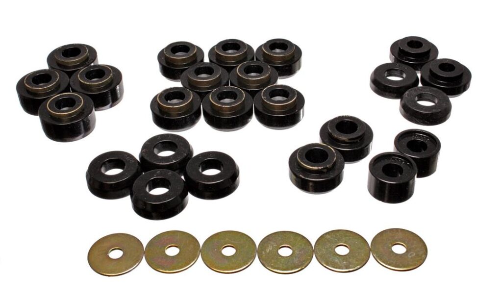 Energy Suspension Body Mount Bushings Black for 1994-1996 Chevrolet Impala 3.4145G