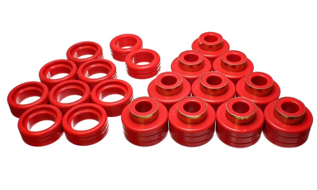 Energy Suspension Body Mount Bushings Red for 1995-1999 GMC Yukon 3.4146R