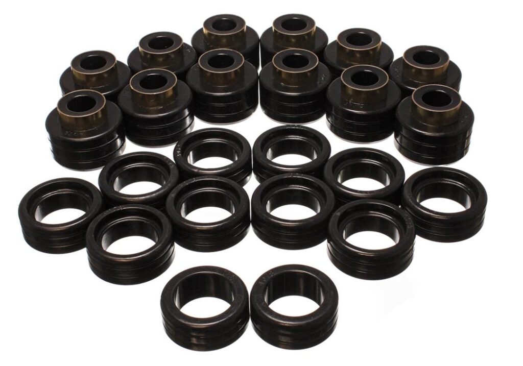 Energy Suspension Body Mount Bushings Black for 1992-1999 Chevrolet C2500 Suburban 3.4148G