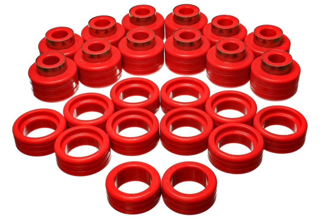 Energy Suspension Body Mount Bushings Red for 1992-1999 GMC C1500 Suburban 3.4148R