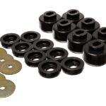 Energy Suspension Body Mount Bushings Black for 1999-2006 Chevrolet Silverado 1500 3.4150G