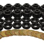 Energy Suspension Body Mount Bushings Black for 2003-2007 Cadillac Escalade ESV 3.4156G