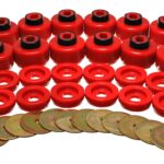 Energy Suspension Body Mount Bushings Red for 2003-2007 Cadillac Escalade ESV 3.4156R