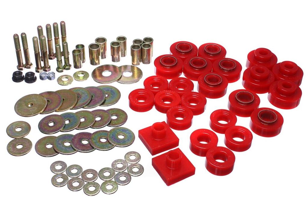 Energy Suspension Body Mount Bushings Red for 1964-1972 Oldsmobile Cutlass 3.4161R