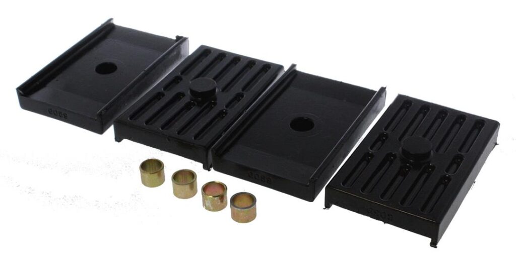 Energy Suspension Leaf Spring Insulator Pad Black for 1962-1968 Chevrolet Chevy II 3.6112G