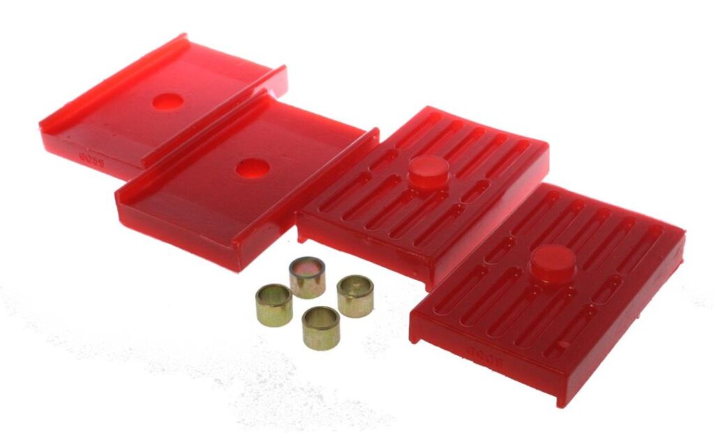 Energy Suspension Leaf Spring Insulator Pad Red for 1969-1979 Chevrolet Nova 3.6112R