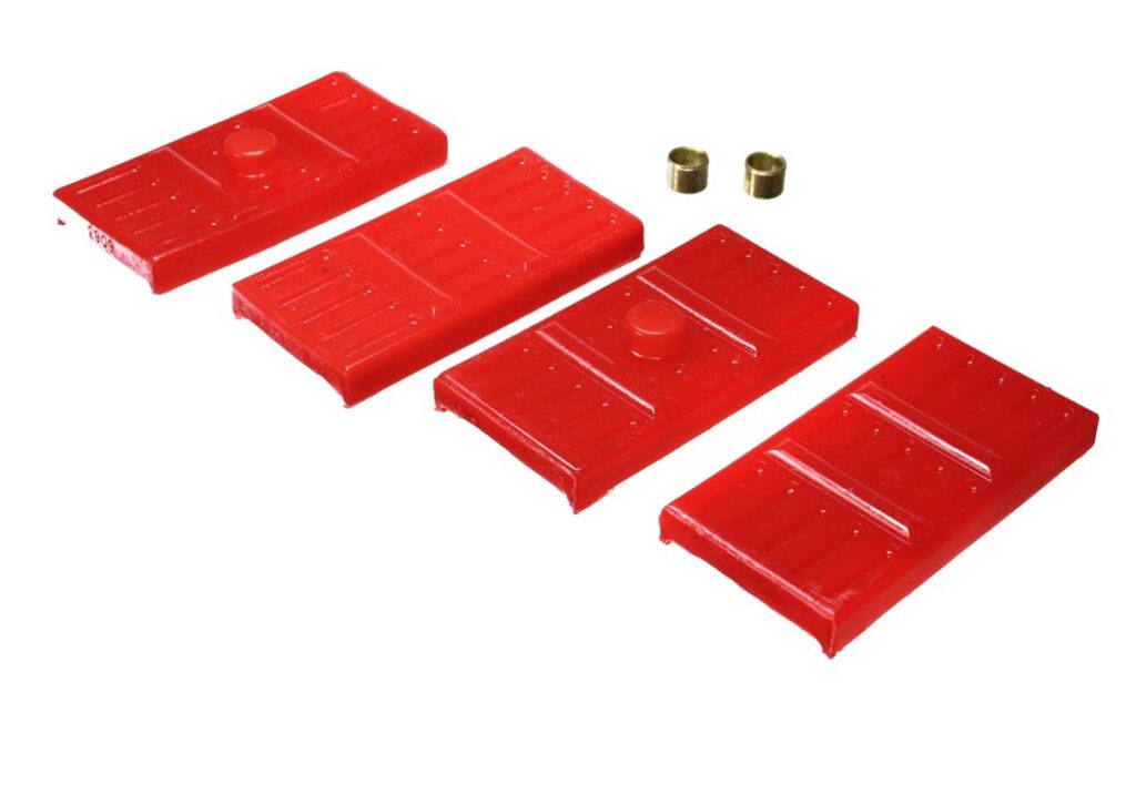 Energy Suspension Leaf Spring Insulator Pad Red for 1962-1968 Chevrolet Chevy II 3.6113R