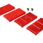 Energy Suspension Leaf Spring Insulator Pad Red for 1962-1968 Chevrolet Chevy II 3.6113R