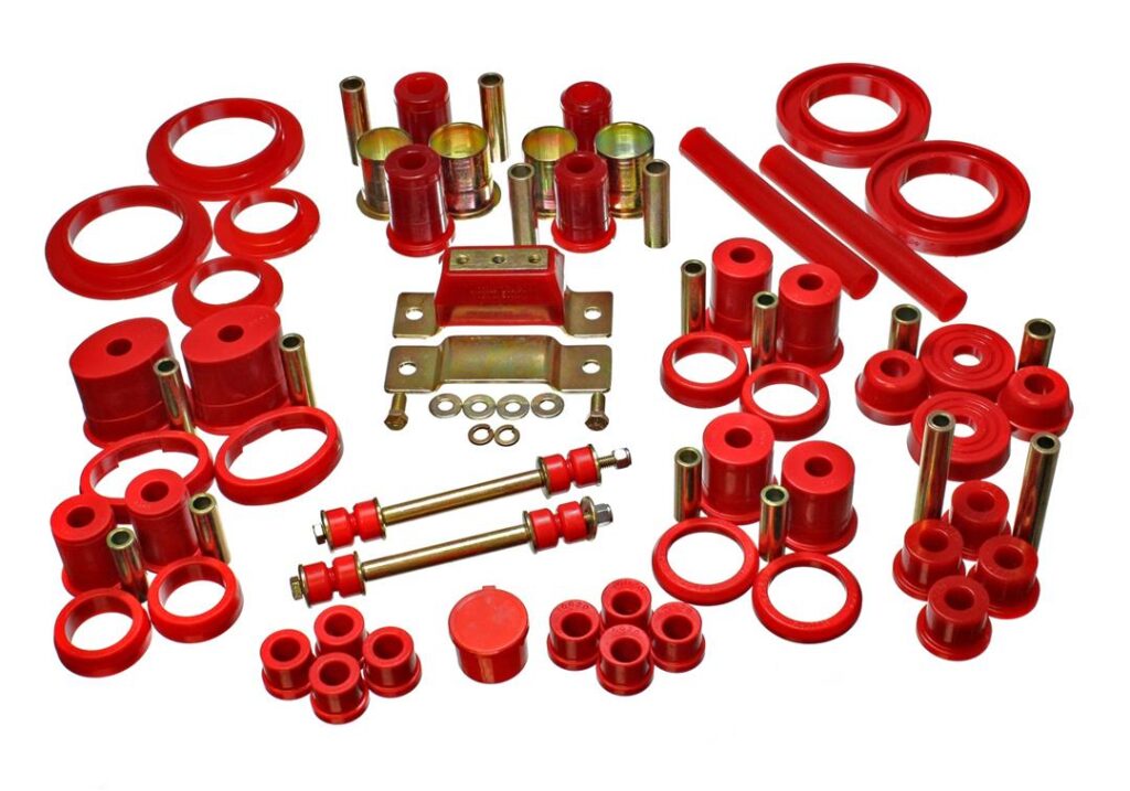 Energy Suspension Suspension Bushing Kit Red for 1985-1993 Ford Mustang 4.18110R