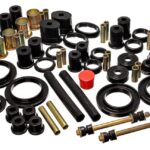 Energy Suspension Suspension Bushing Kit Black for 1985-1993 Ford Mustang 4.18113G