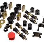 Energy Suspension Suspension Bushing Kit Black for 1997-2001 Ford Escort 4.18117G