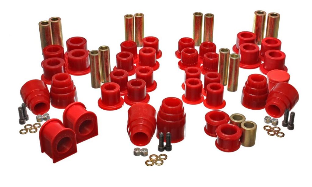 Energy Suspension Suspension Bushing Kit Red for 2000-2004 Ford Excursion 4WD 4.18120R