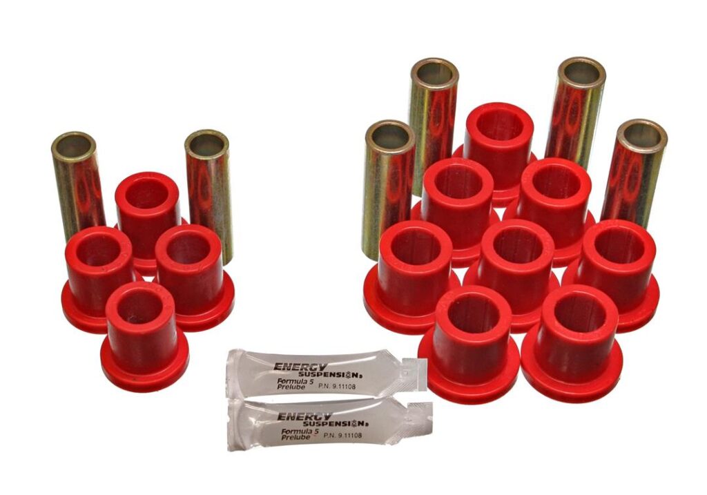 Energy Suspension Rear Leaf Spring Bushing Red for 1966-1977 Ford Bronco 4.2102R