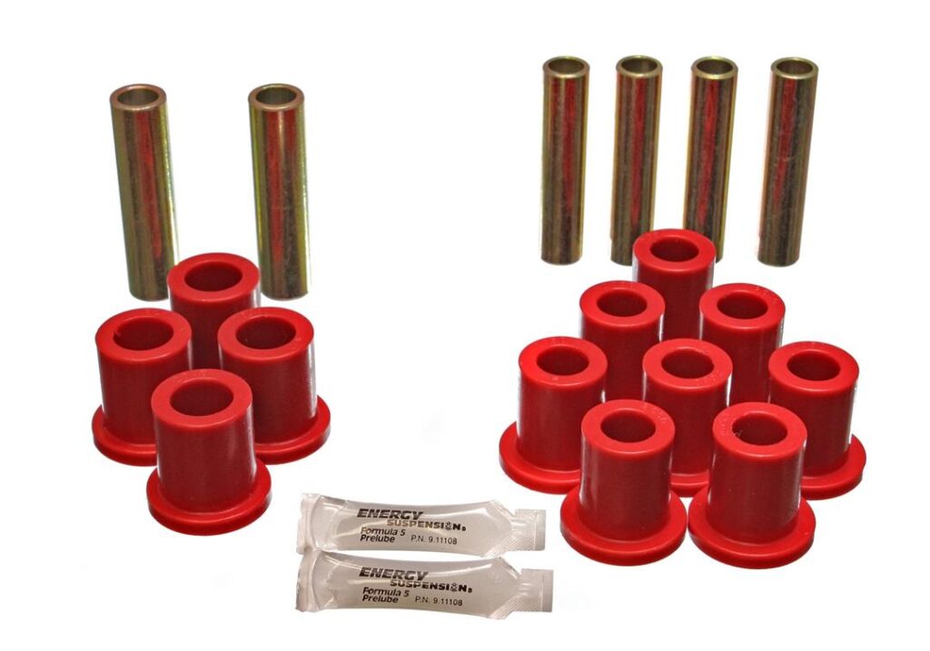 Energy Suspension Rear Leaf Spring Bushing Red for 1975-1976 Ford F-100 4WD 4.2103R