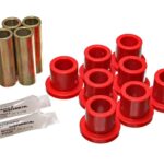 Energy Suspension Rear Leaf Spring Bushing Red for 1973-1979 Ford F-250 4.2107R