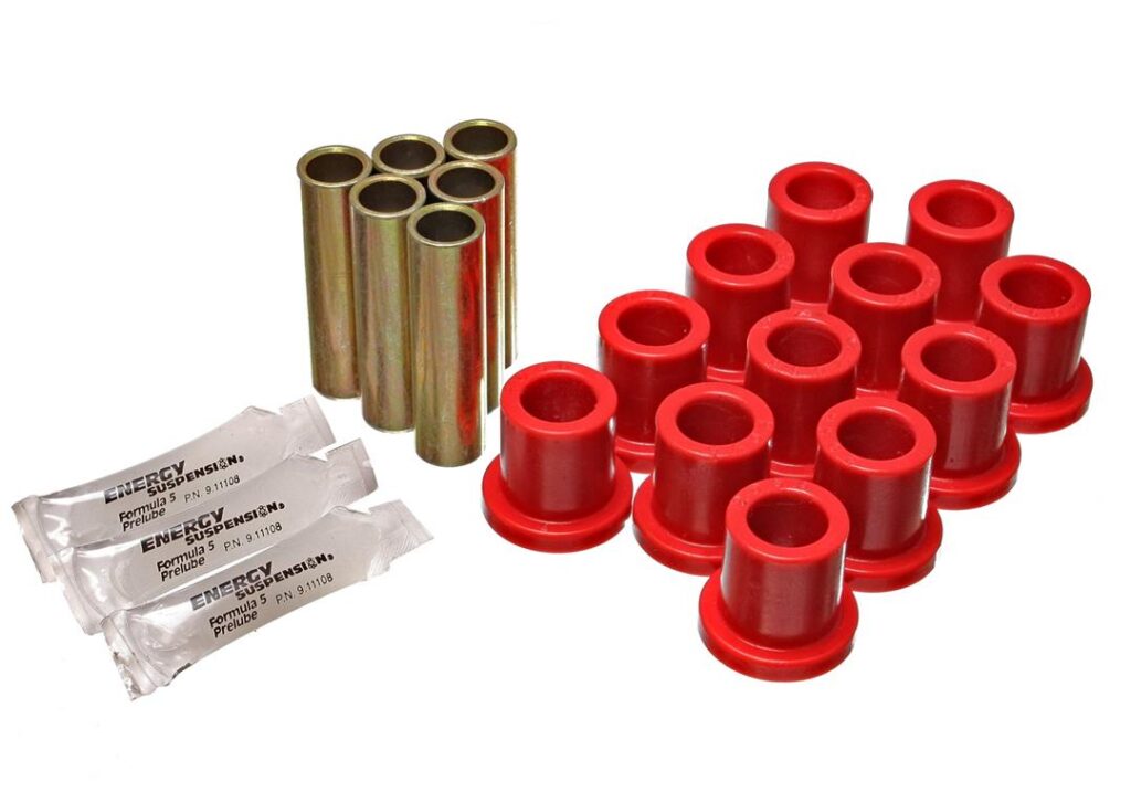 Energy Suspension Rear Leaf Spring Bushing Red for 1957-1963 Ford F-100 2WD 4.2113R