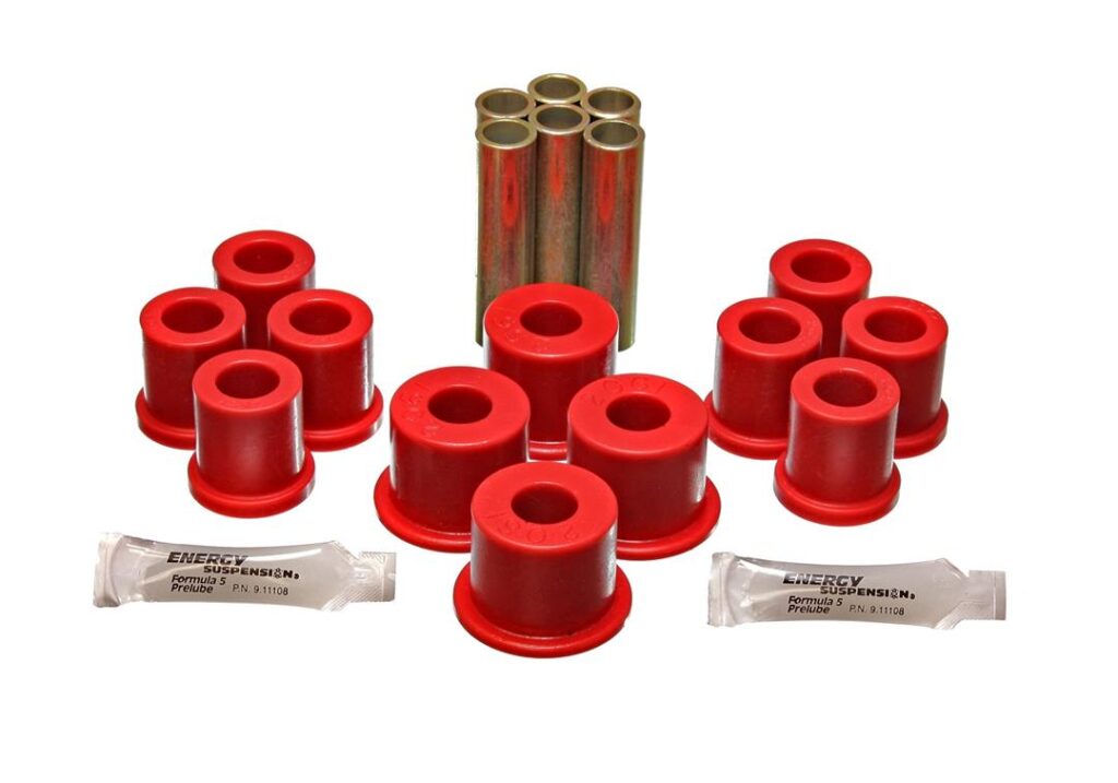 Energy Suspension Rear Leaf Spring Bushing Red for 1984-1990 Ford Bronco II 4.2117R