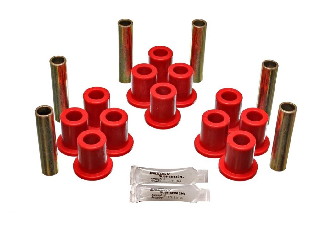 Energy Suspension Front Leaf Spring Bushing Red for 1967-1977 Ford F-250 4WD 4.2118R