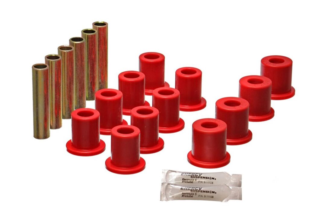 Energy Suspension Front Leaf Spring Bushing Red for 1973-1977 Ford F-250 4WD 4.2119R