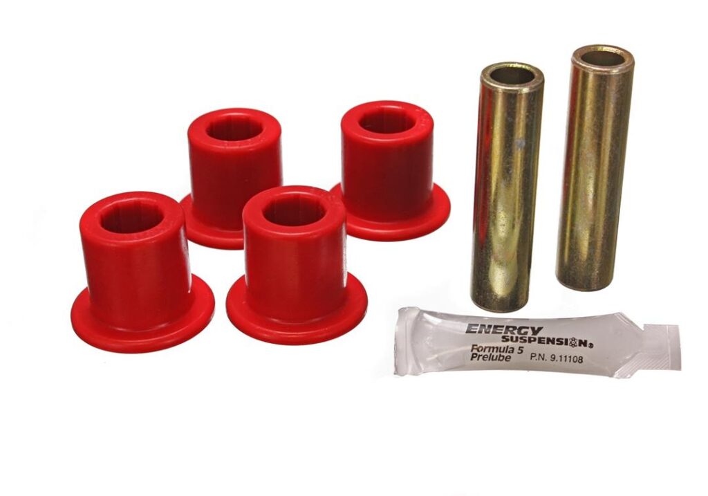 Energy Suspension Rear Leaf Spring Shackle Bushing Red for 1957-1963 Ford F-100 2WD 4.2126R