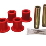 Energy Suspension Rear Leaf Spring Shackle Bushing Red for 1957-1963 Ford F-100 2WD 4.2126R