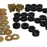 Energy Suspension Rear Leaf Spring Shackle Bushing Black for 1975-1976 Ford F-100 4WD 4.2127G