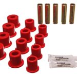 Energy Suspension Rear Leaf Spring Bushing Red for 1986-1997 Ford Ranger 4.2134R