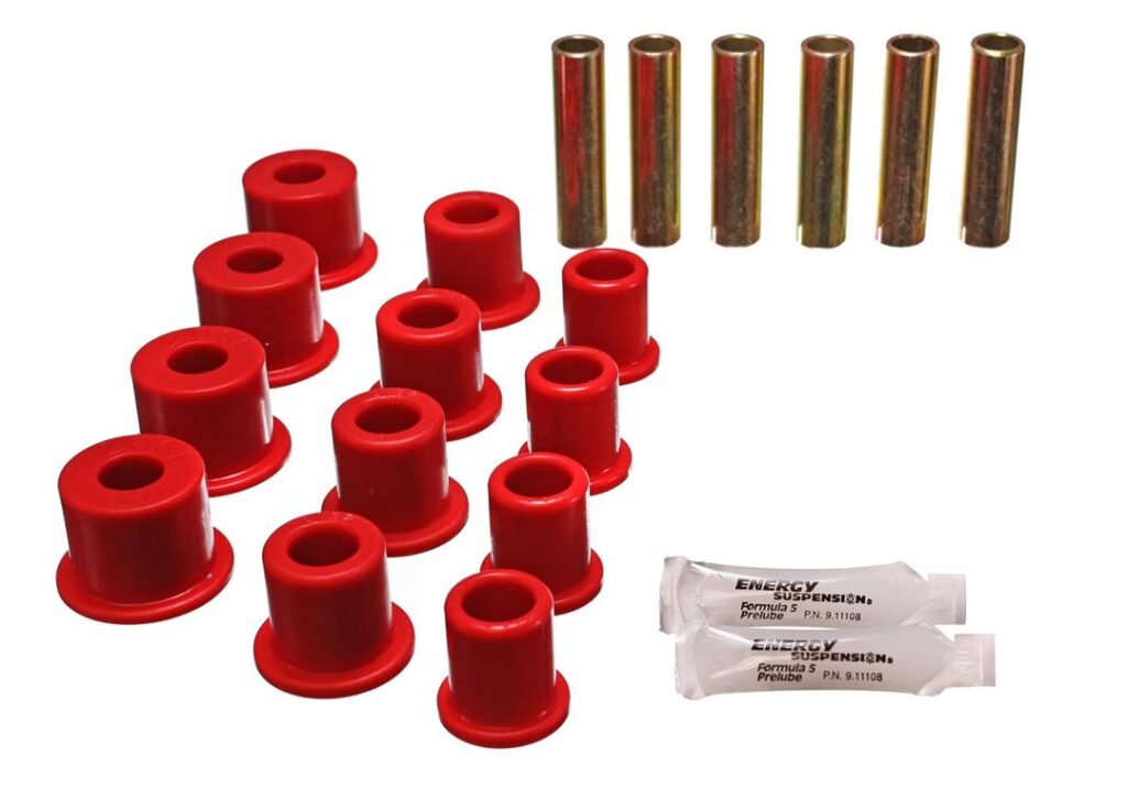 Energy Suspension Rear Leaf Spring Bushing Red for 1993-1993 Mazda B2200 4.2134R