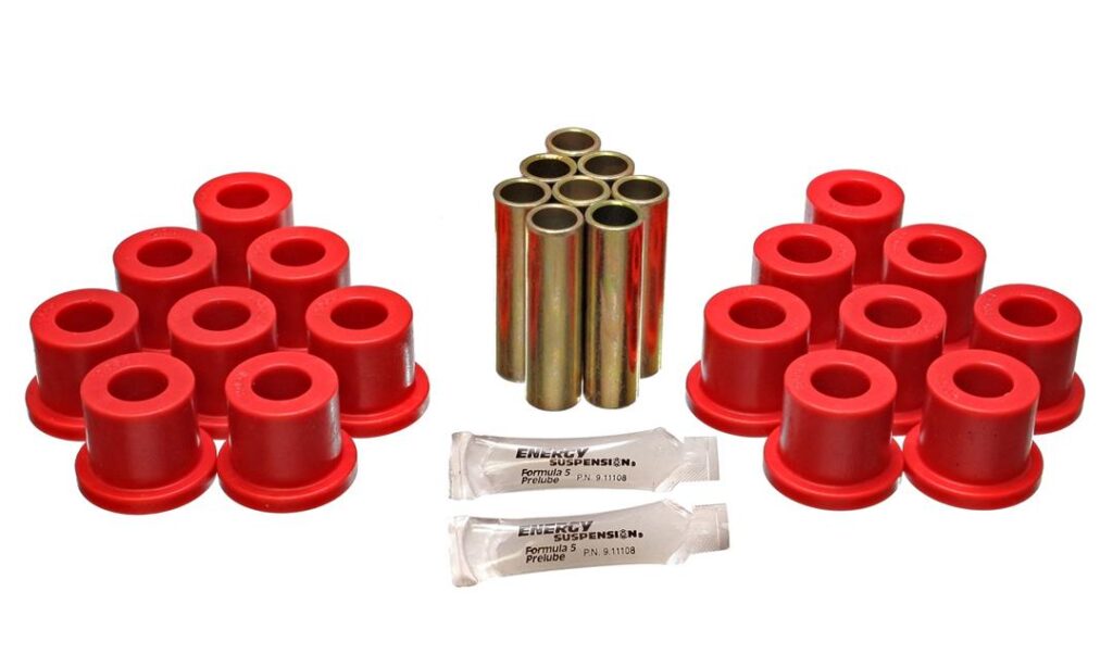 Energy Suspension Rear Leaf Spring Bushing Red for 1965-1972 Ford F-100 2WD 4.2139R