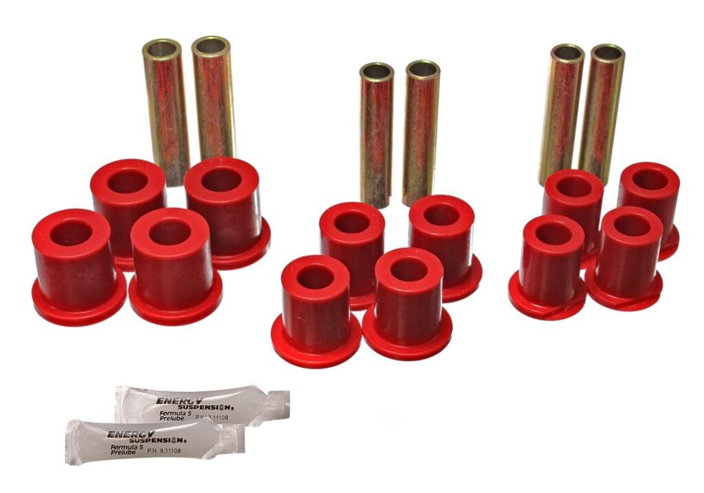 Energy Suspension Rear Leaf Spring Bushing Red for 1980-1996 Ford F-150 4WD 4.2140R