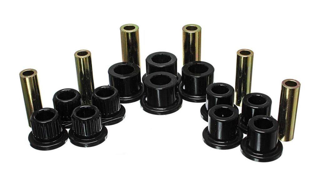 Energy Suspension Rear Leaf Spring Bushing Black for 1999-2007 Ford F-350 Super Duty 4.2147G