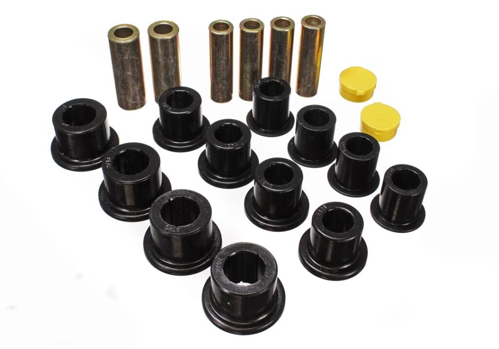 Energy Suspension Front Leaf Spring Bushing Black for 1999-2004 Ford F-250 Super Duty 4WD 4.2148G