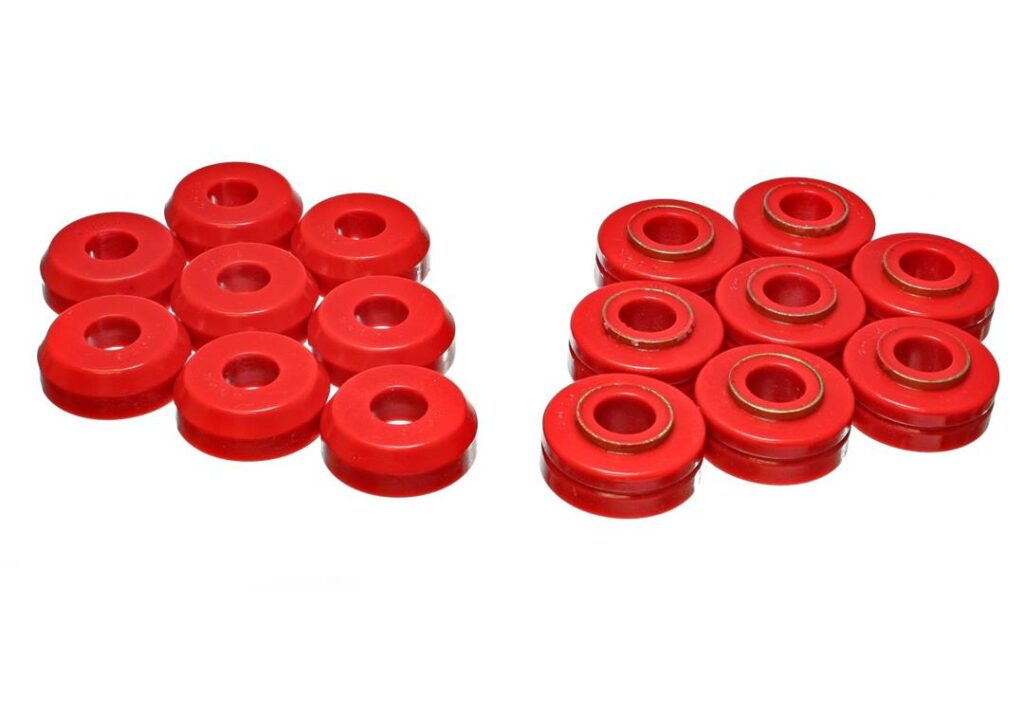 Energy Suspension Body Mount Bushings Red for 1967-1977 Ford Bronco 4.4101R