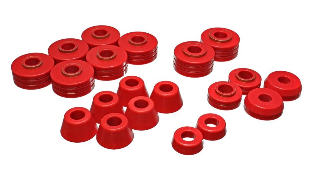 Energy Suspension Body Mount Bushings Red for 1978-1979 Ford Bronco 4.4102R