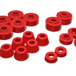 Energy Suspension Body Mount Bushings Red for 1978-1979 Ford Bronco 4.4102R